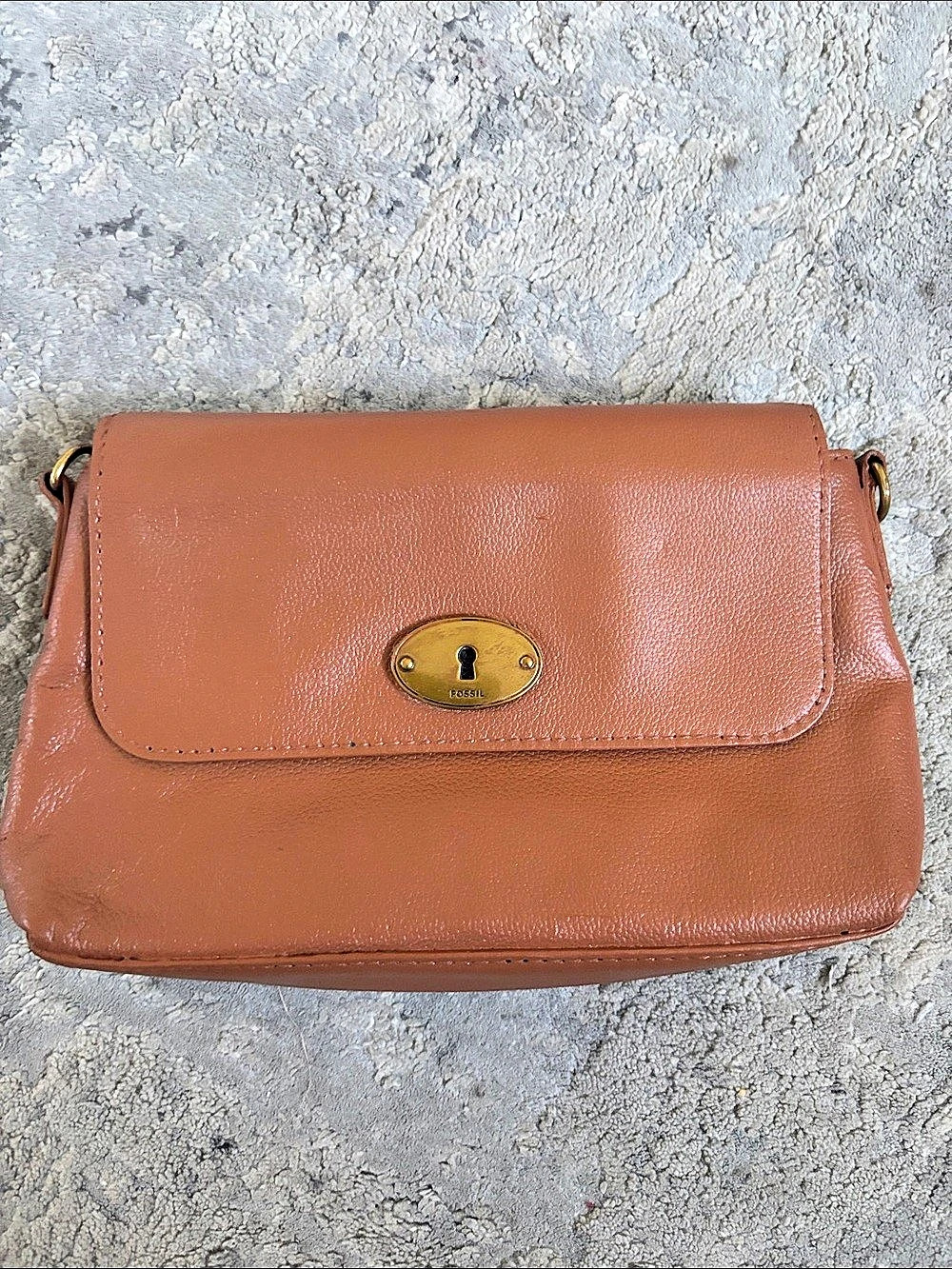 Fossil Brown Crossbody Bag NO STRAP